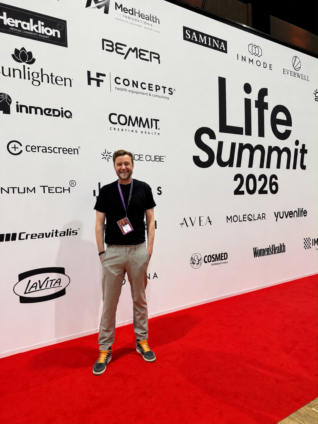 Nils Drewes beim Life Summit